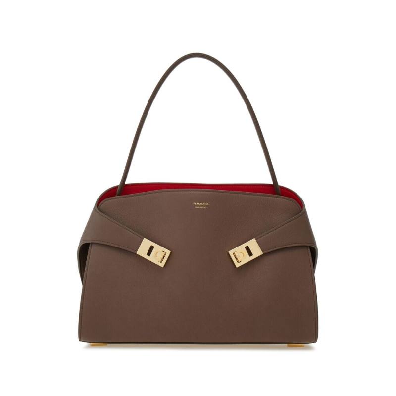 Ferragamo Small Hug Soft Shoulder Bag