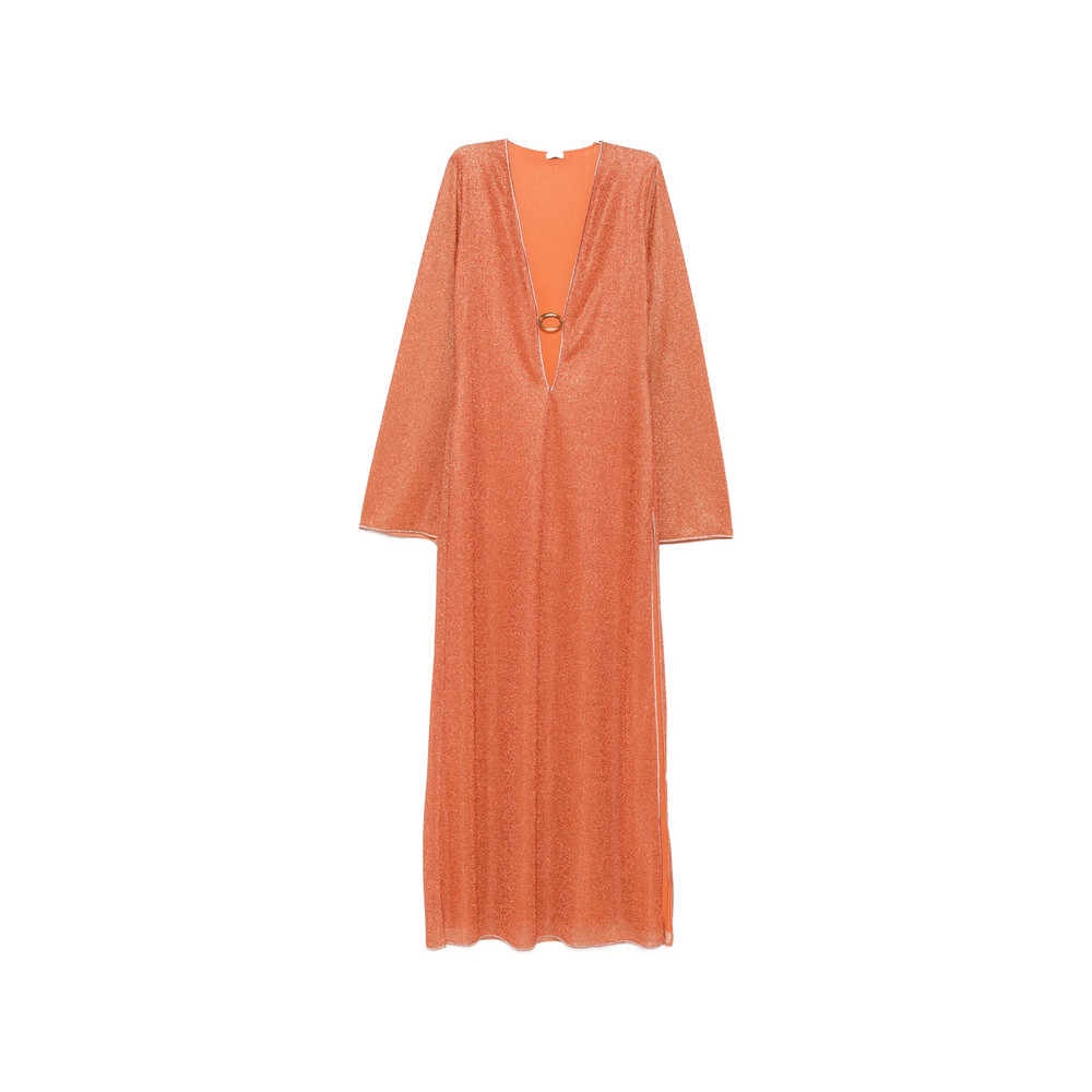 Oséree Lurex-detail Cut-out Dress