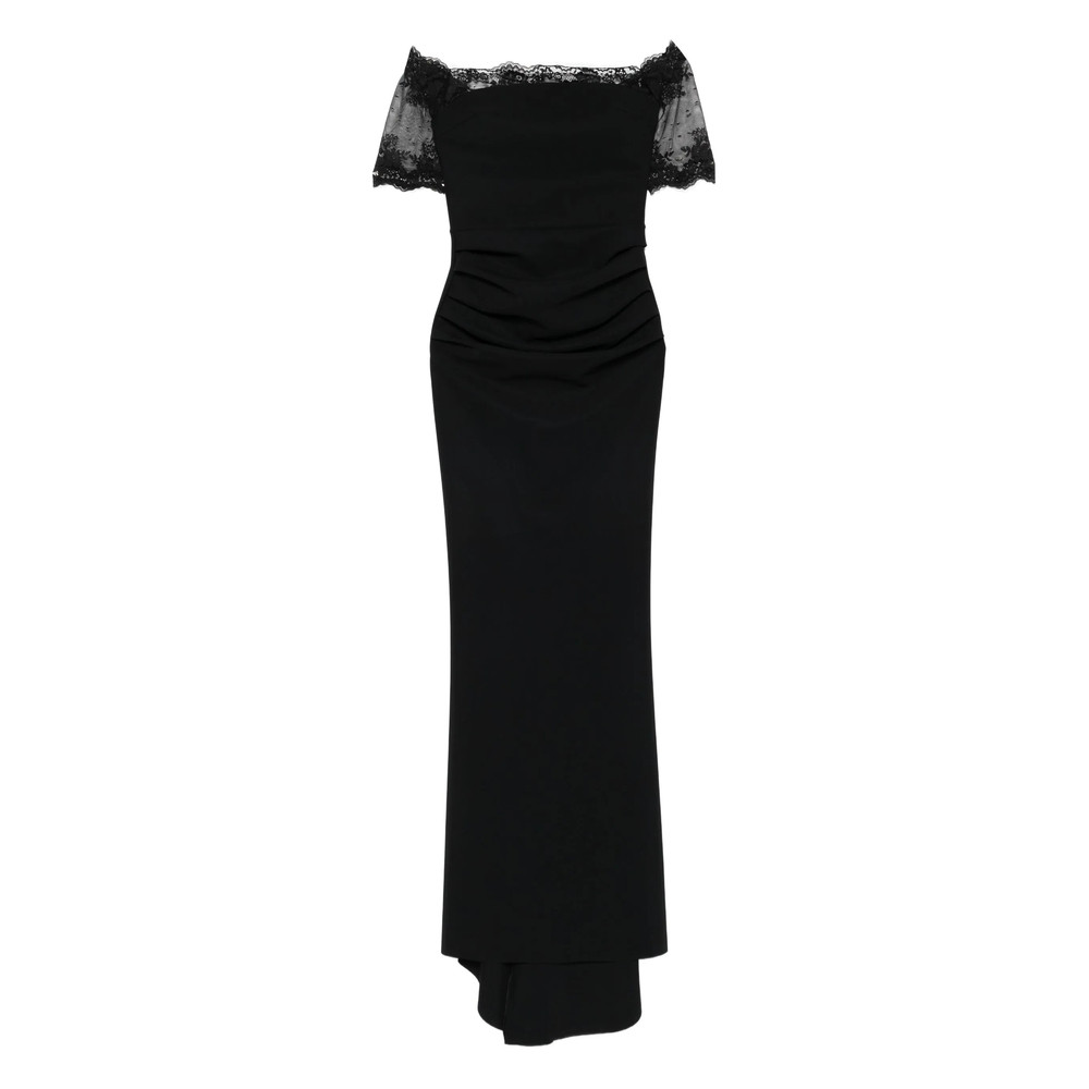 Chiara Boni V-neck Ruched Maxi Dress