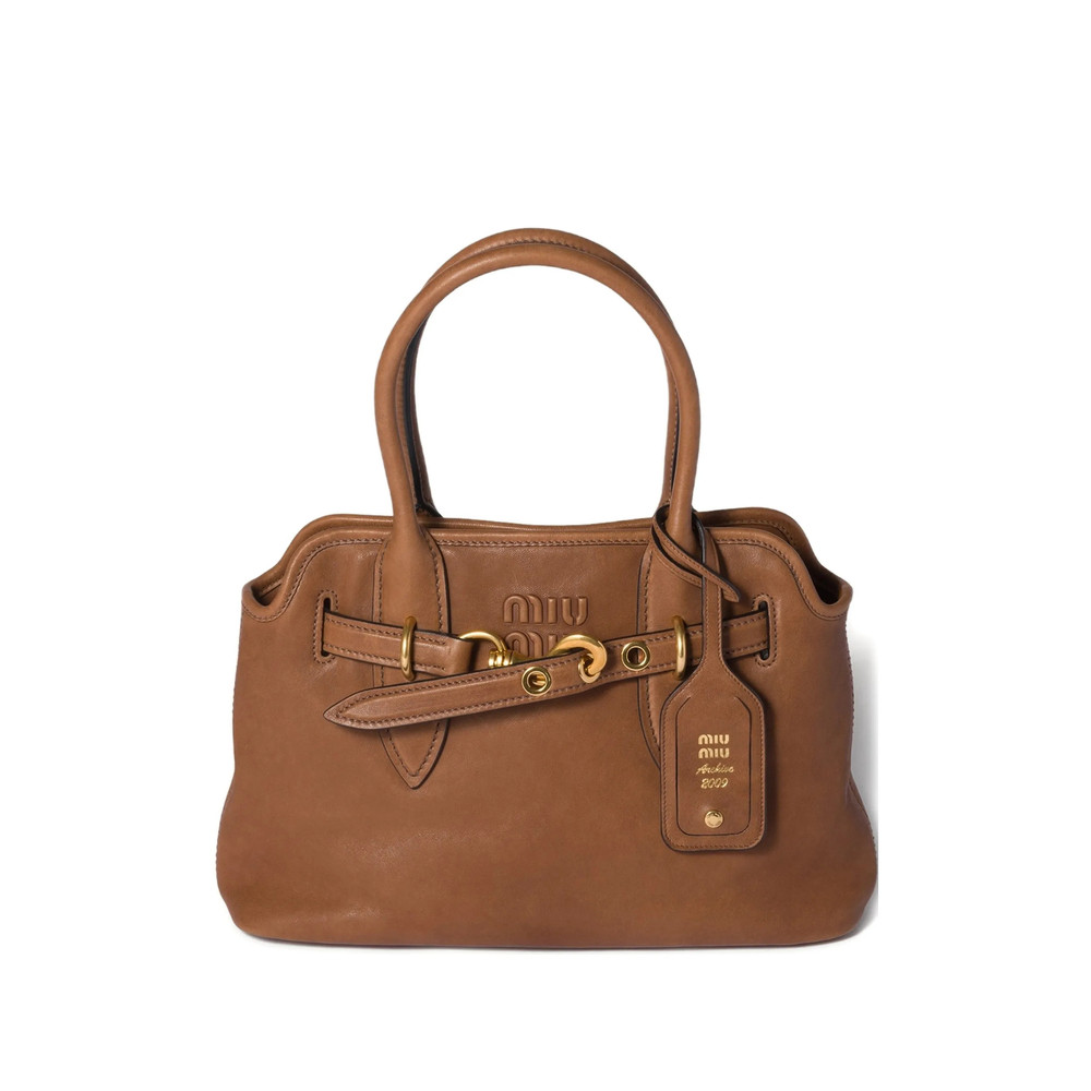Miu Miu Aventure Nappa Leather Bag