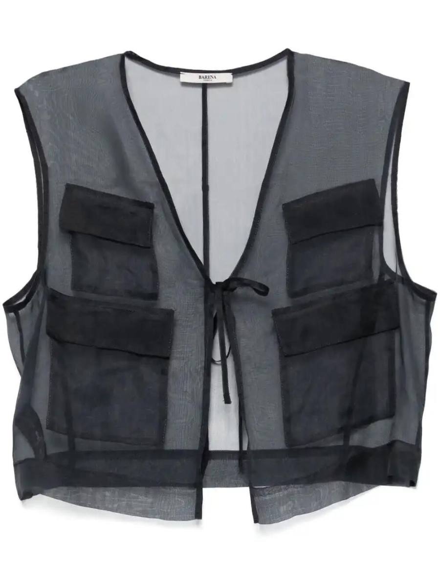 silk gilet