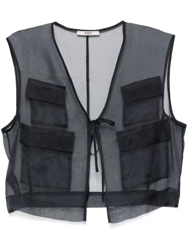 silk gilet