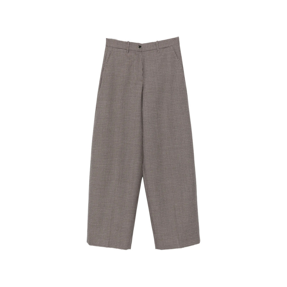 Nineinthemorning Nancy Houndstooth-pattern Trousers