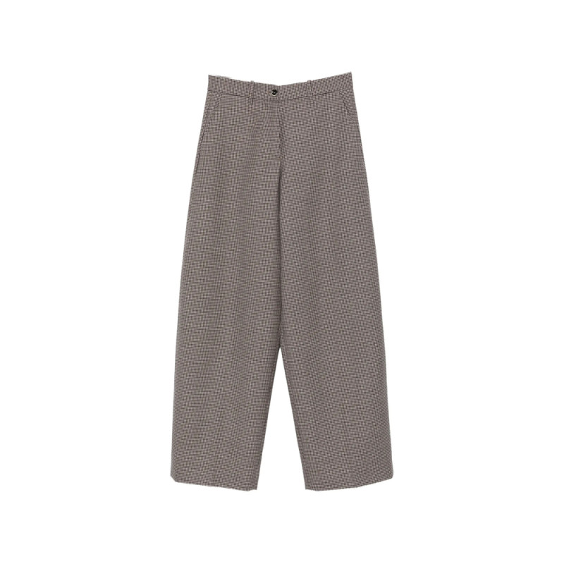 Nineinthemorning Nancy Houndstooth-pattern Trousers