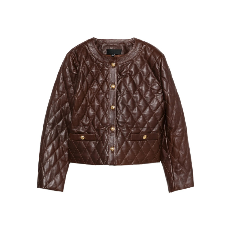 Nili Lotan Quilted Leather Jacket