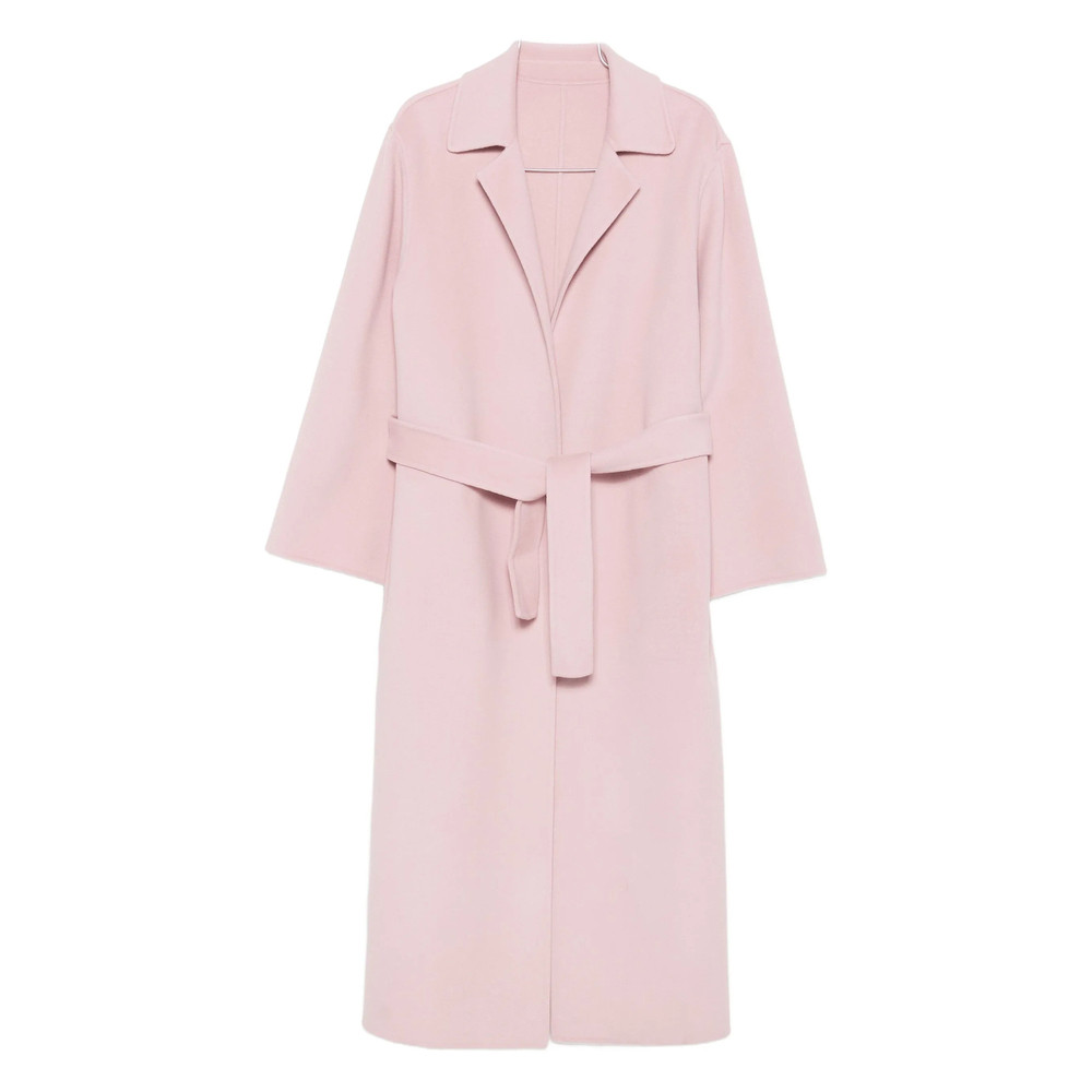 Alberta Ferretti Belted Lapels Coat