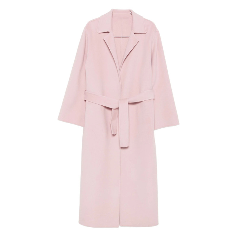 Alberta Ferretti Belted Lapels Coat