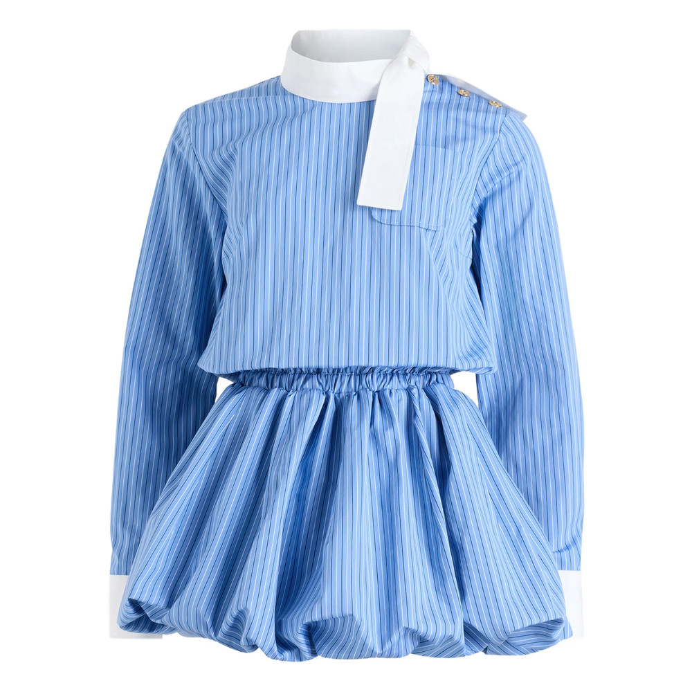 Patou Striped Bubble Dress