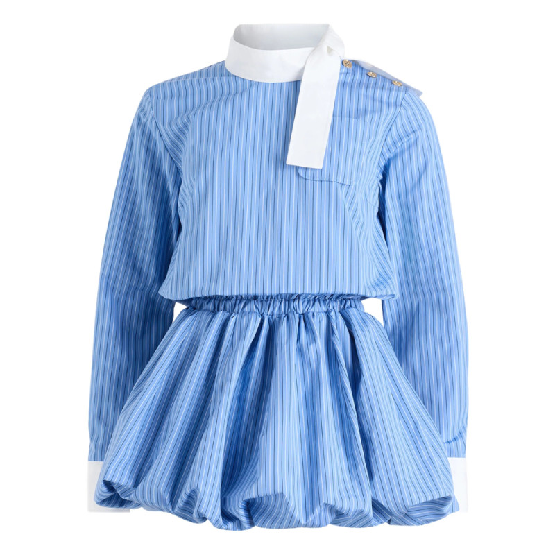 Patou Striped Bubble Dress