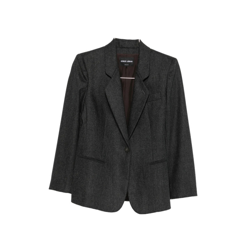 Giorgio Armani Single-breasted Notched-lapel Blazer