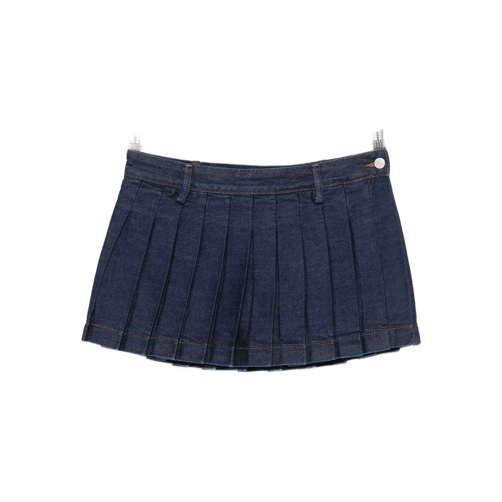 7 For All Mankind Pleated Mini Skirt