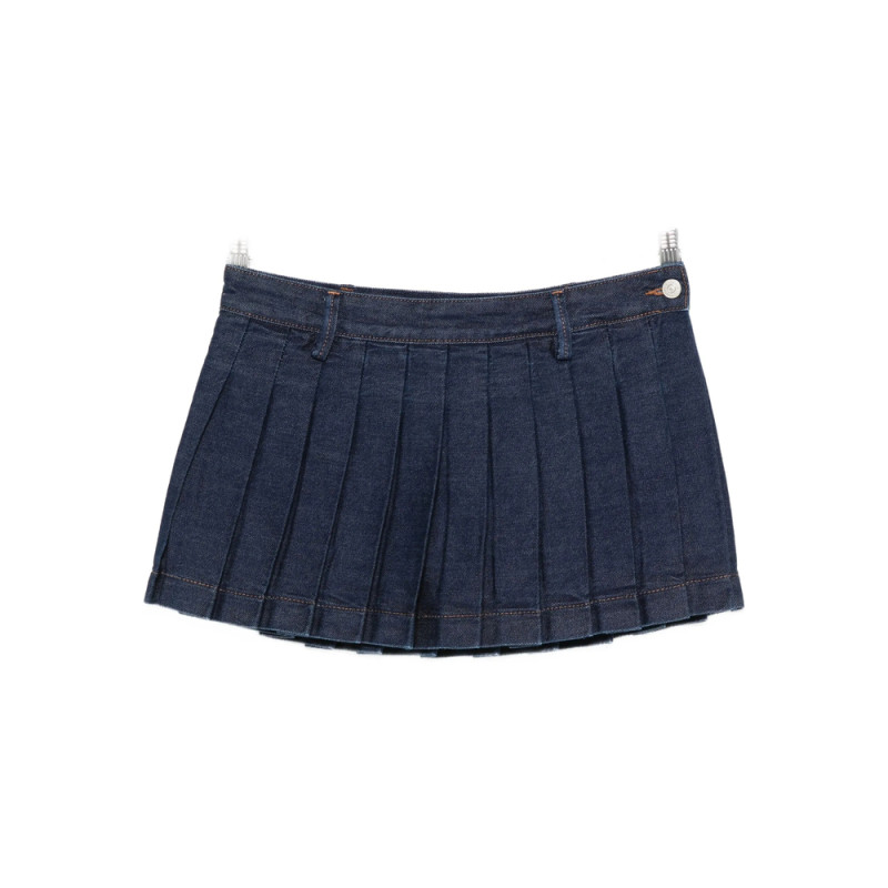 7 For All Mankind Pleated Mini Skirt