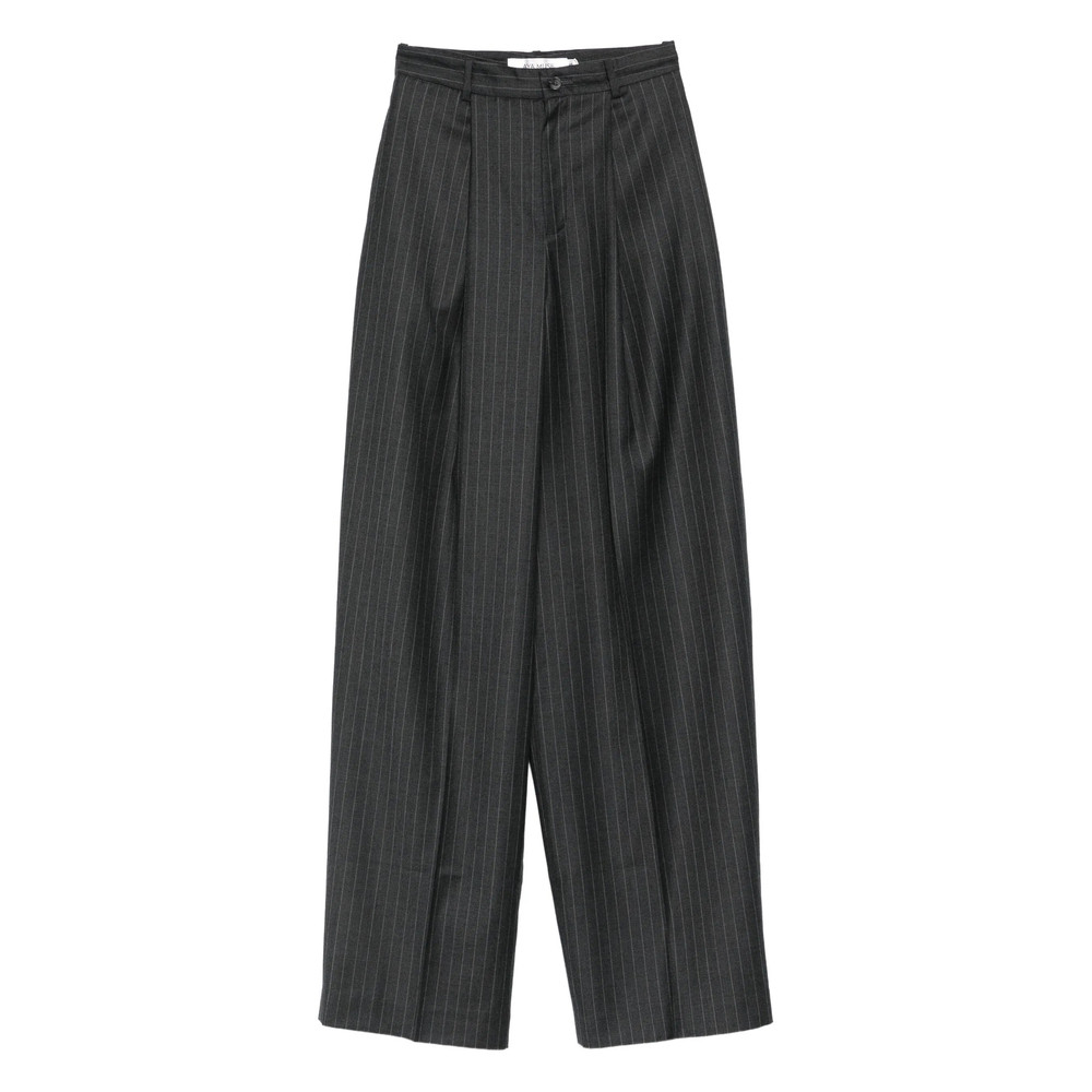Aya Muse Pinstripe-print Pleated Trousers