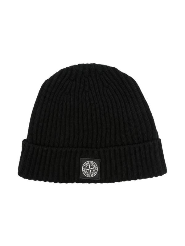 ribbed-knit beanie