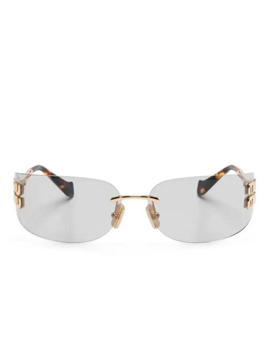 logo-plaque sunglasses
