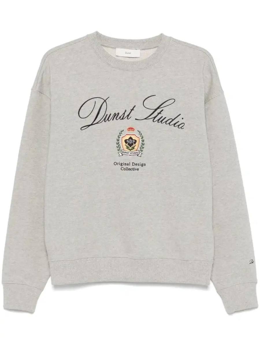 logo-embroidered sweatshirt
