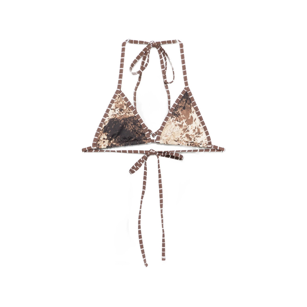 Frankies Bikinis Nick Triangle String Bikini Top