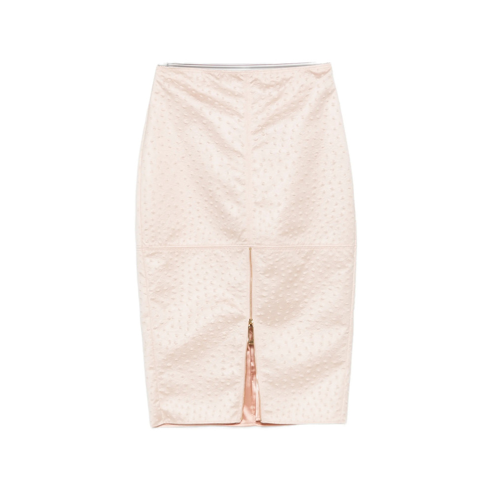 Elisabetta Franchi Embossed Zip Skirt