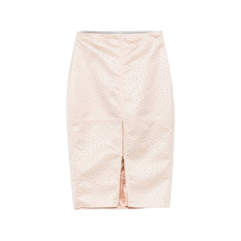 Elisabetta Franchi Embossed Zip Skirt