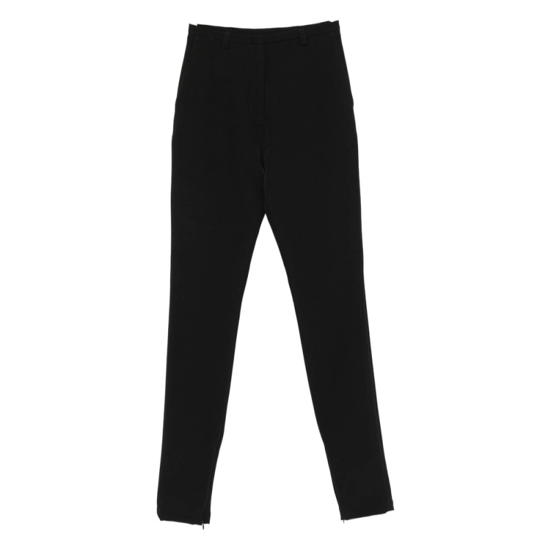 Thelatest Zip-detail Flat-front Trousers