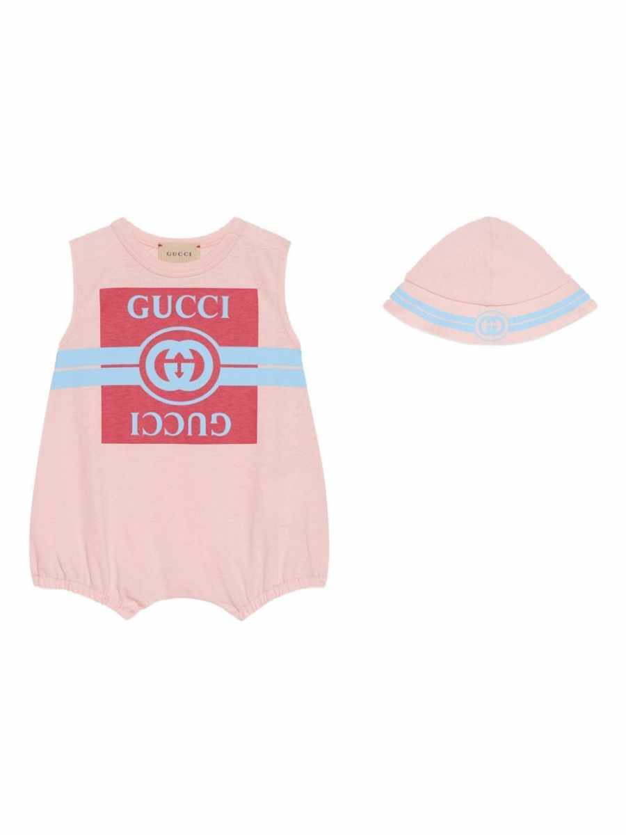logo-print cotton shorties