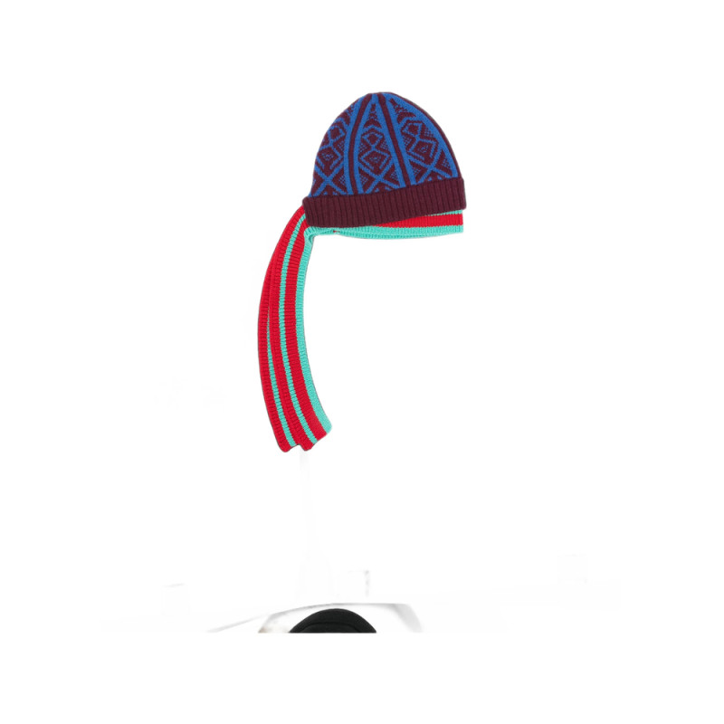 Dries Van Noten Geometric-pattern Beanie Hat