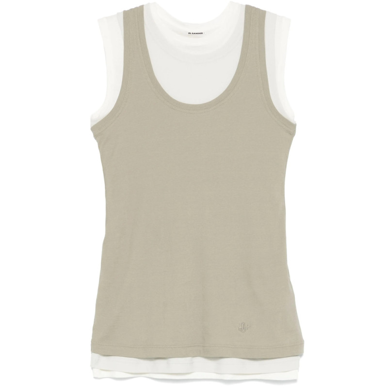 Jil Sander + Layered Tank Top