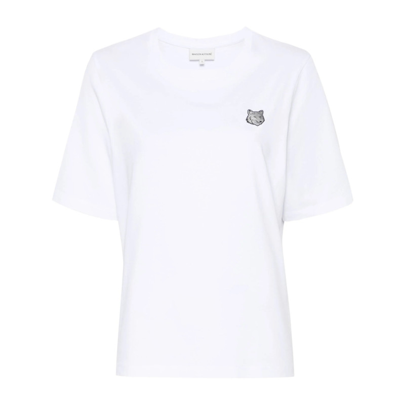 Maison Kitsuné Fox-appliqué T-shirt