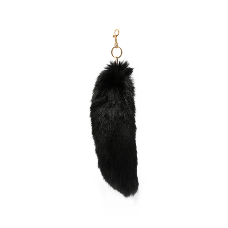 Balenciaga Faux-fur Tail Keyring