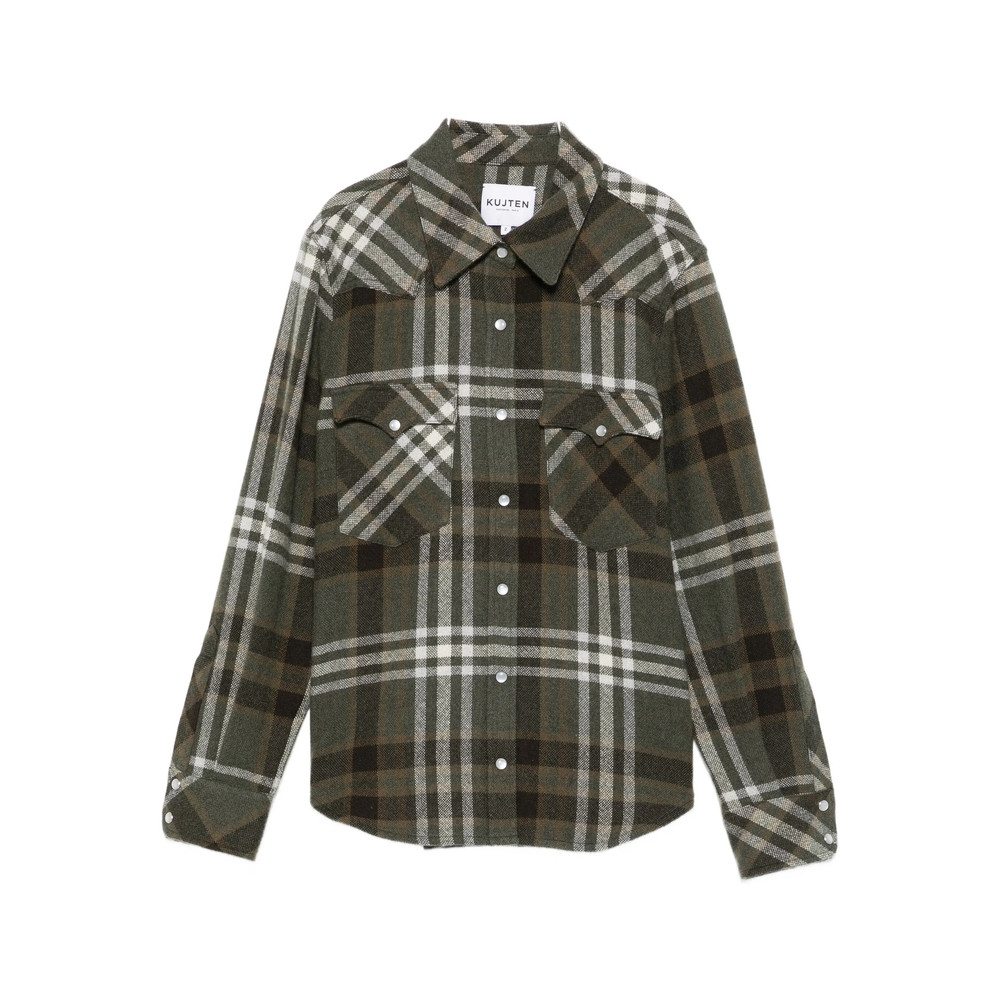 Kujten Checked Cashmere Shirt