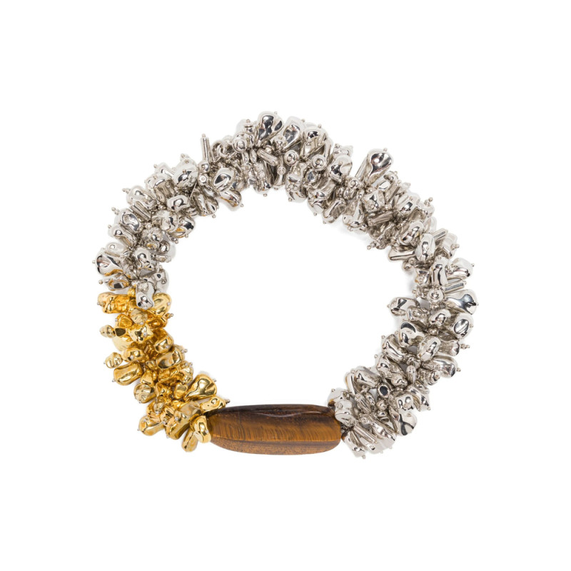 Dries Van Noten Tiger-eye Necklace