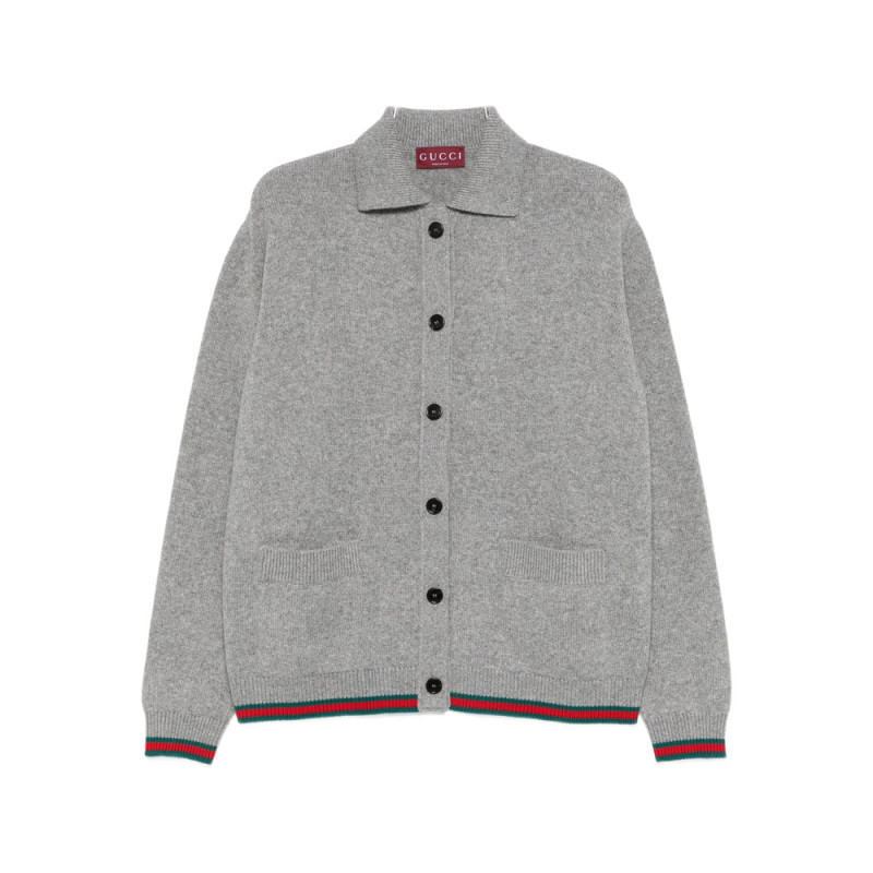 Gucci Button Striped Cardigan