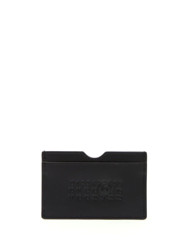 Signature leather cardholder