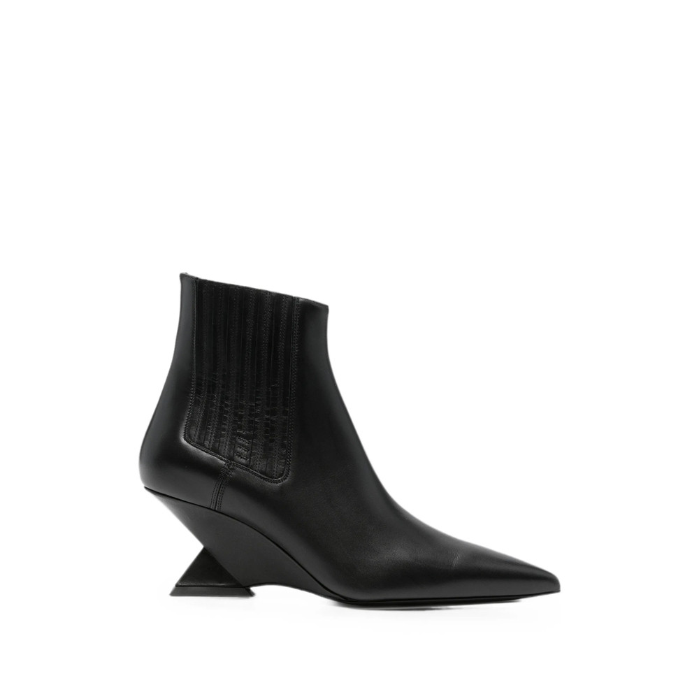 The Attico Cheope Sculptural-wedge Ankle Boots