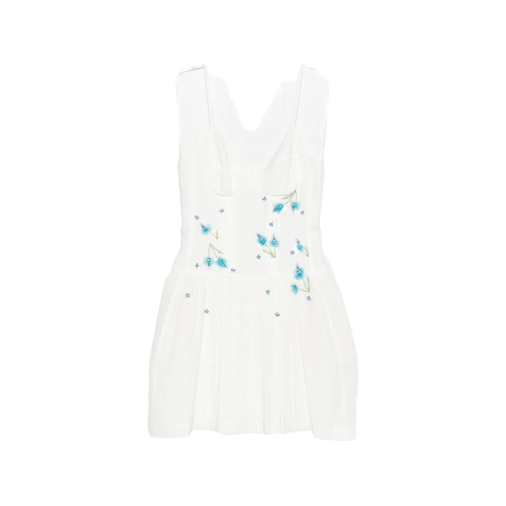 Shushu/tong Floral Pleated Mini Dress