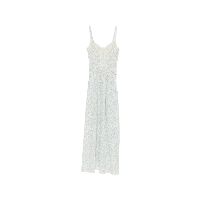 Ermanno Scervino Lace Floral Maxi Dress