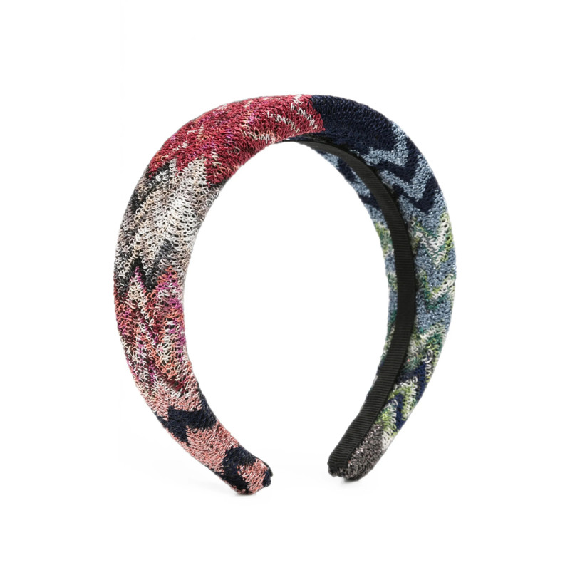 Missoni Zigzag-knit Padded Headband
