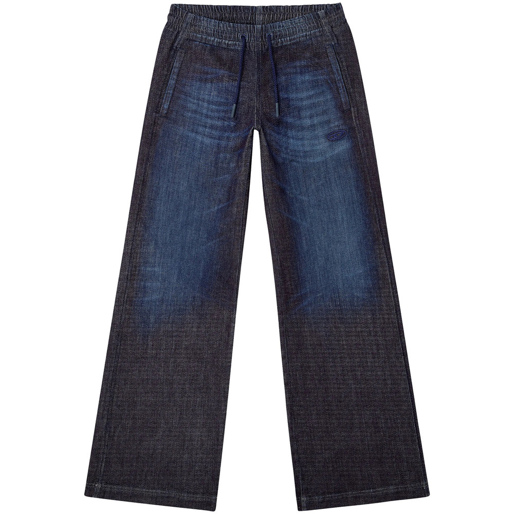 Diesel D-Ainty Wide-leg Jeans