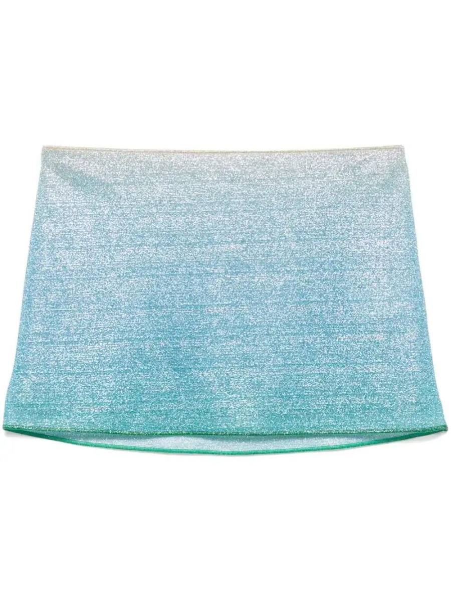 lurex mini skirt