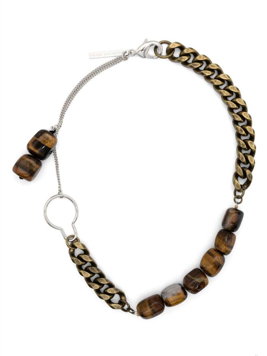 bead-detailed necklace