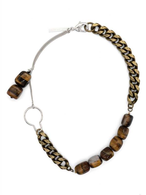 bead-detailed necklace