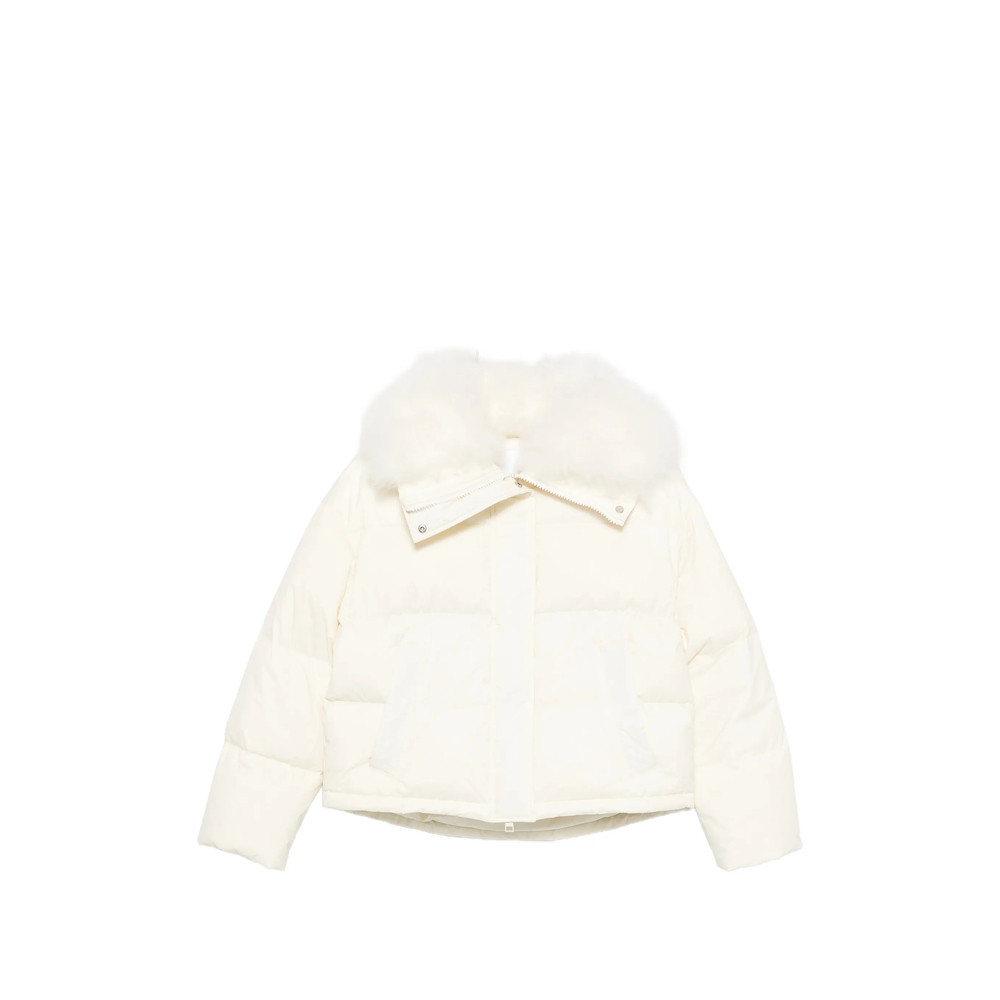 Yves Salomon Fur-trim Puffer Jacket