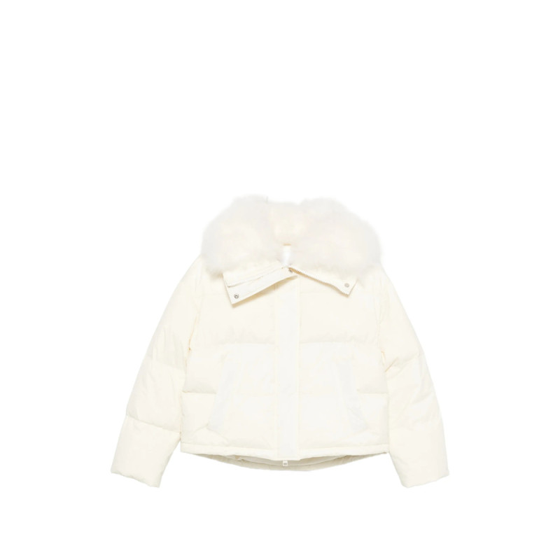 Yves Salomon Fur-trim Puffer Jacket