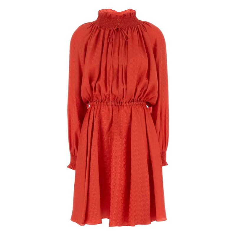 Fendi Gathered Mini Dress