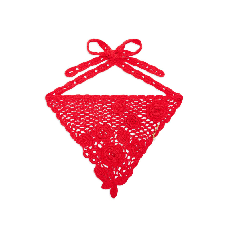 Ganni Floral Tie Headband