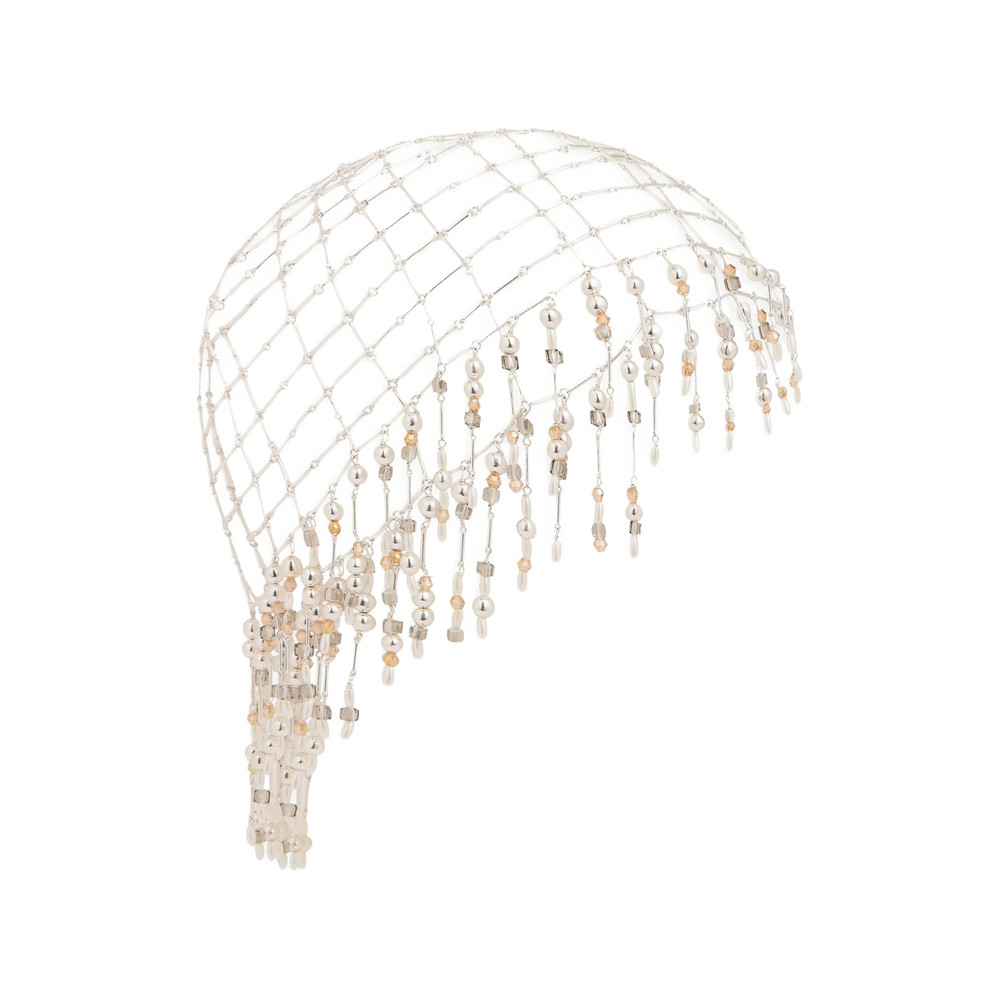Rabanne Beaded Chain Cap