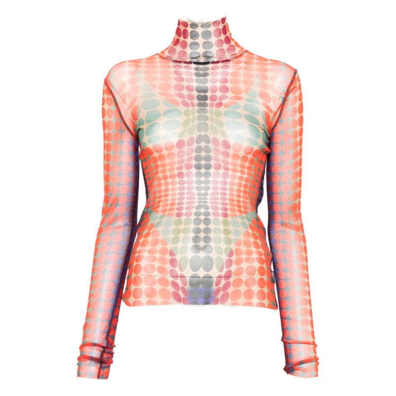 Jean Paul Gaultier Patterned Top