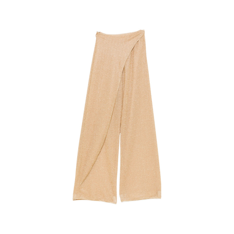 Oséree Bead-embellished Wrap-style Trousers