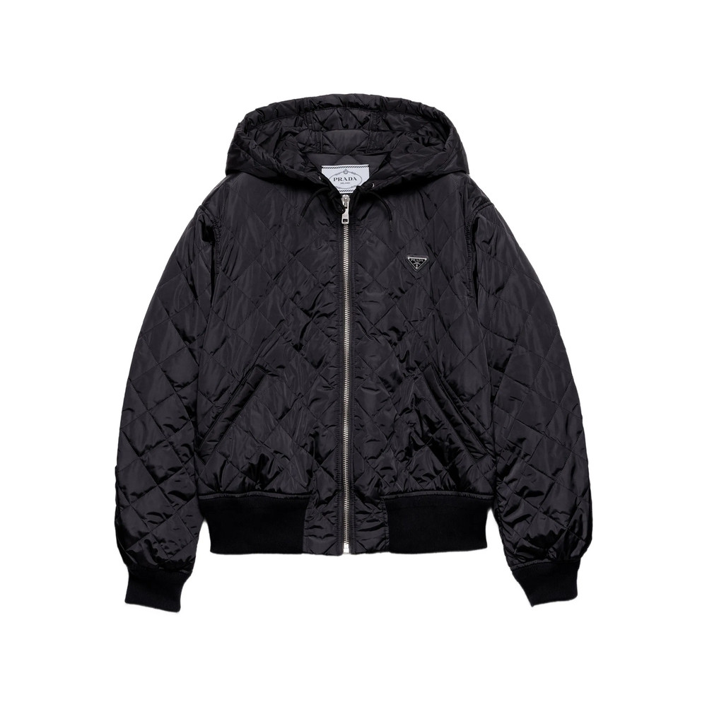 Prada Quilted Hooded Jacket
