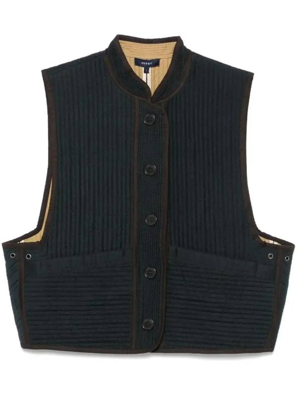 quilted gilet